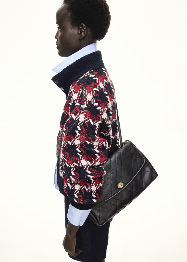 Quilted shoulder bag black - Women - One size - MANGO | Mango (US/MX/AU)