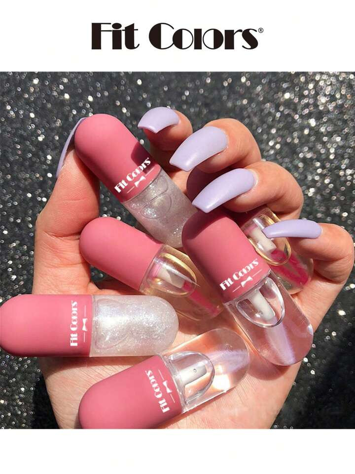 Mini cápsula de bálsamo labial, 1 pieza brillo de labios hidratante, Color claro, bálsamo labi... | SHEIN
