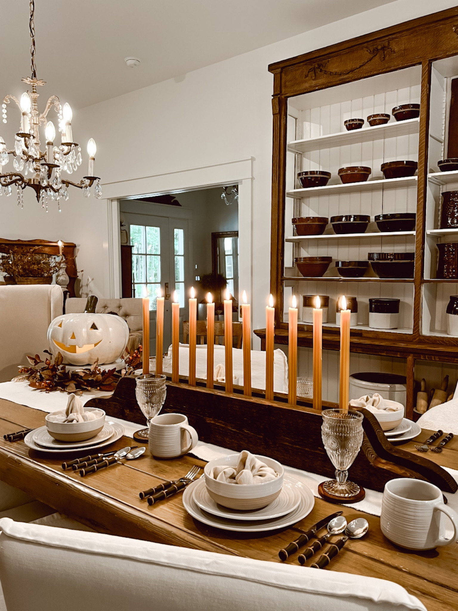 Setting a neutral table with @walmart using my favorite dishes and candles. 

#walmartpartner #walmartfinds #IYWYK

#LTKHalloween #LTKSeasonal #LTKhome