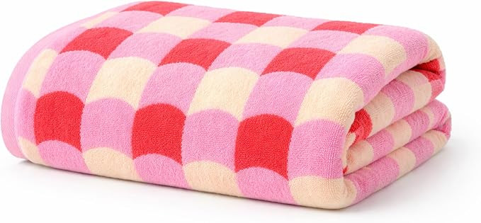 Towel, 100% Cotton Terry, 30 x 60 Inch, 600 GSM, Soft, Thick & Highly Absorbent, Hotel-Quality (C... | Amazon (US)