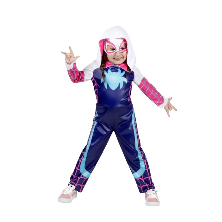 Marvel's Ghost Spider Halloween Costume for Toddler, Size 3-4T, by Jazwares | Walmart (US)