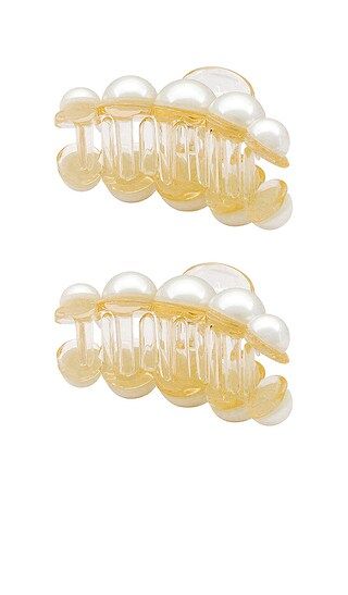 Bubble Claw Clip Set in Gold | Revolve Clothing (Global)