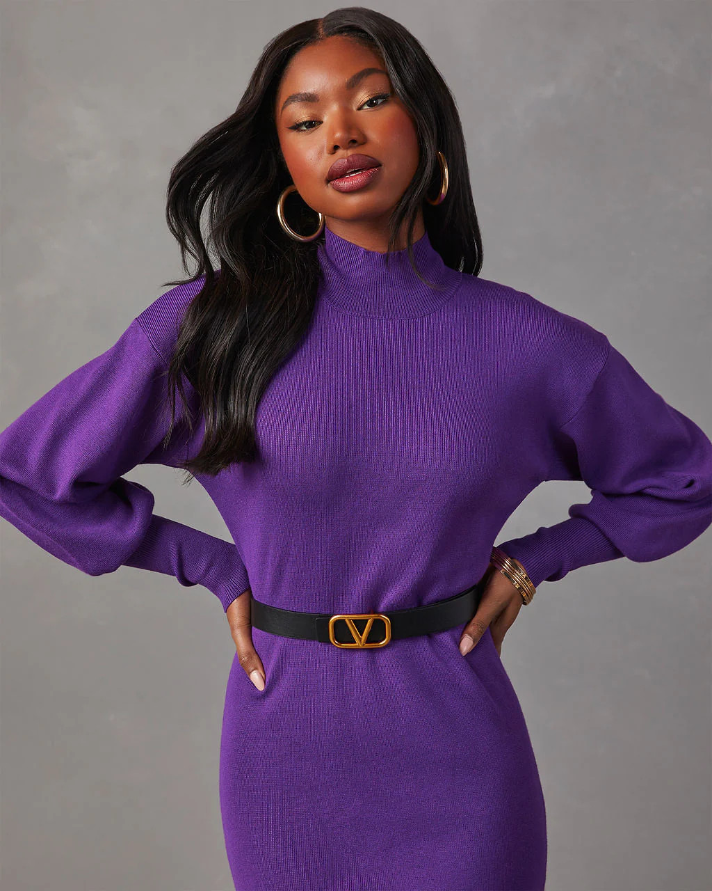 Barker Knit Midi Sweater Dress | VICI