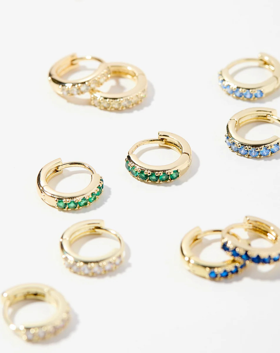 Birthstone Huggie Earring | Allie + Bess