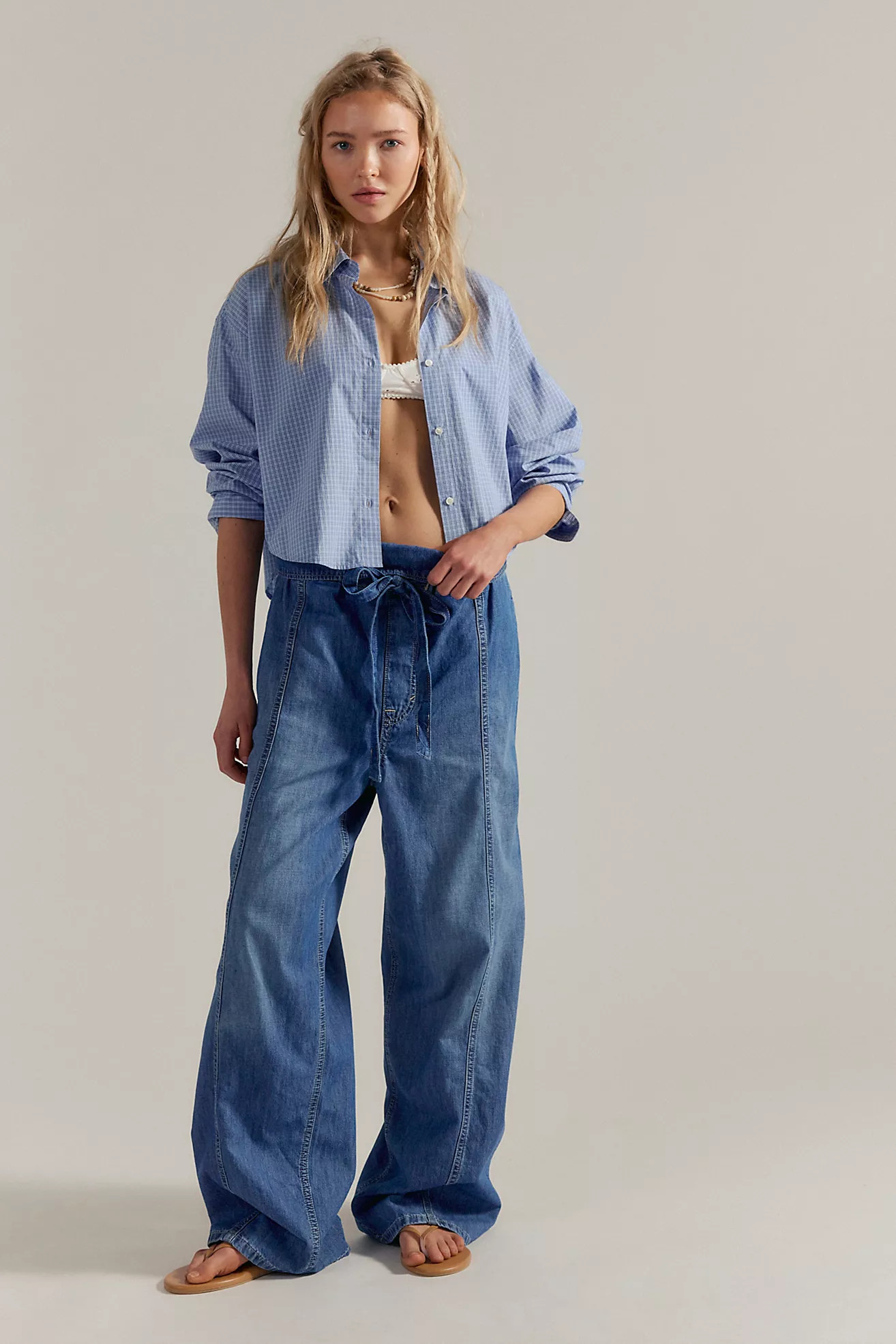 On The Dock Fisherman Pull-On Jeans | Free People (Global - UK&FR Excluded)