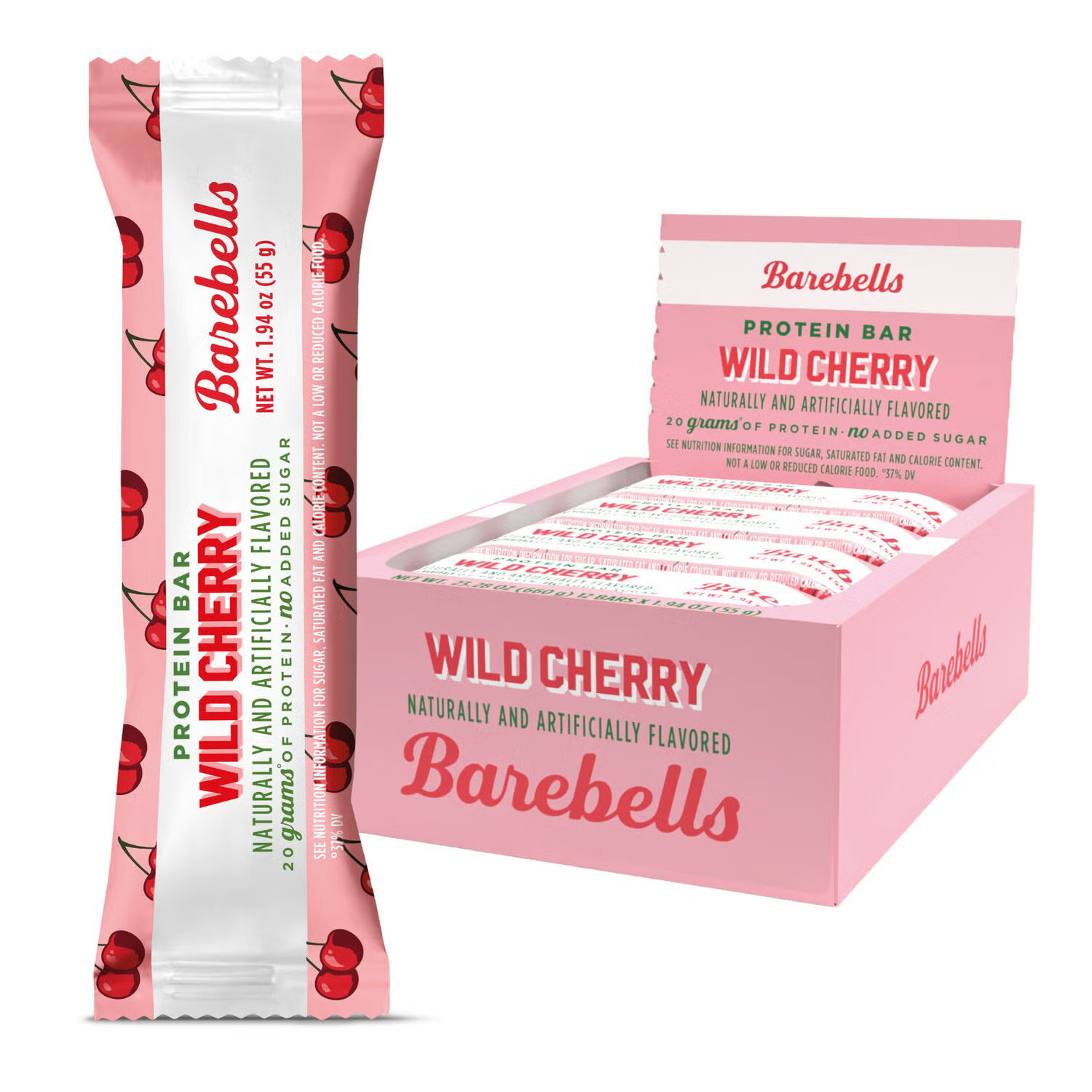 Protein Bar - Wild Cherry (12 Bars) | GNC