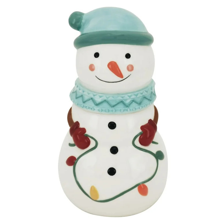 Holiday Time Snowman Large Cookie Jar | Walmart (US)