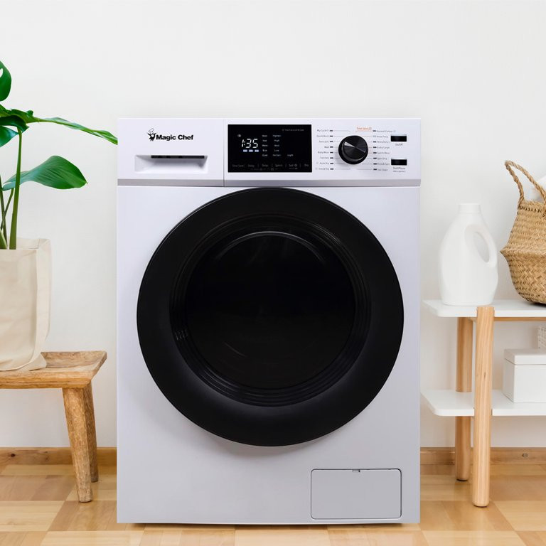 Magic Chef MCSCWD27W5 2.7 Cu Ft Front Load Washer And Dryer Combination, White - Walmart.com | Walmart (US)