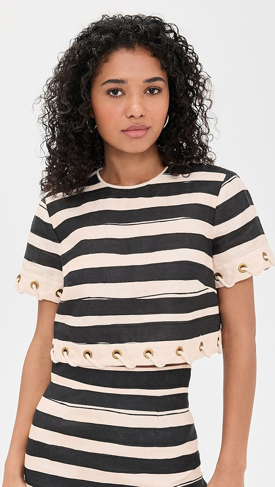 Rebellion Stripe Rope Top | Shopbop