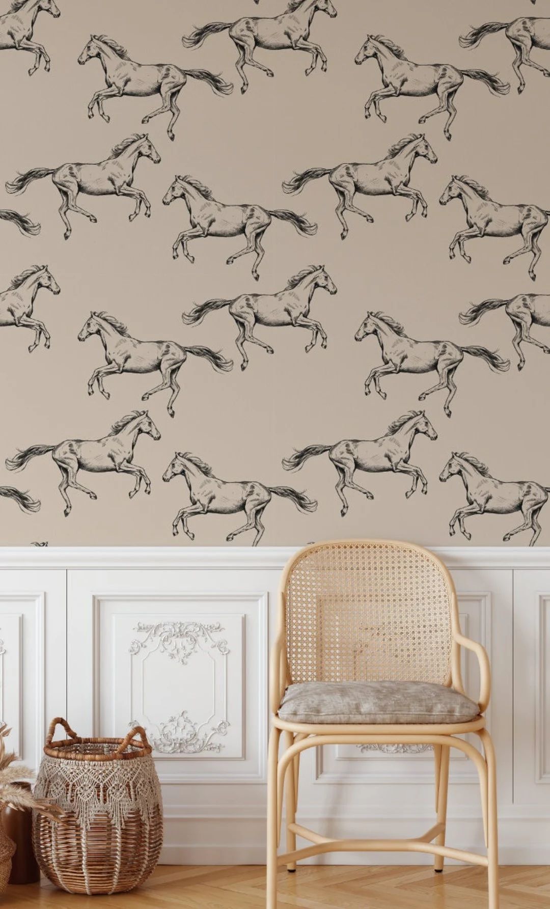 Wild Horses Wallpaper. Wallpaper. Wallpapers. Peel and Stick Wallpaper. Wall Paper. Peel and Stic... | Etsy (US)
