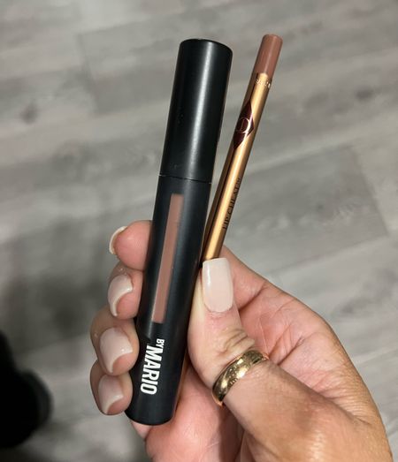 Fav lip combo right now 
Iconic nude liner 
Nude suede matte lip

Best nude lip
Combo

#LTKbeauty