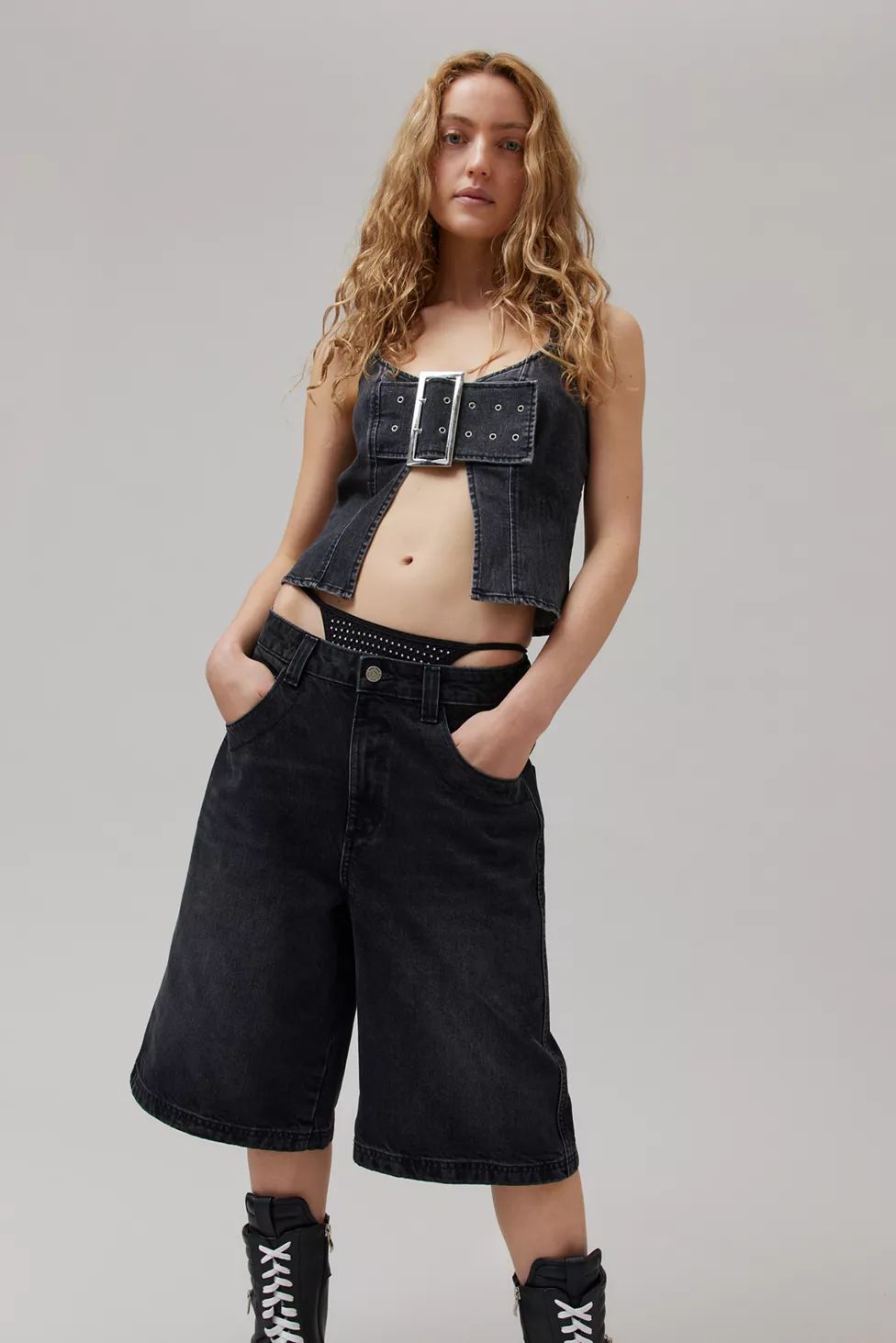 BDG Leo Longline Denim Short | Urban Outfitters (US and RoW)