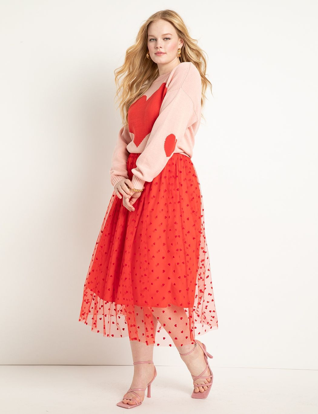 Novelty Midi Skirt | Eloquii