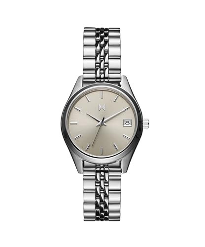 MVMT Rise Women's 3 Hand Quartz Watch, Stainless Steel Link Bracelet Water Resistant up to 5ATM/50 Meters - Premium Minimalist Vintage Watch - 30mm | Amazon (US)