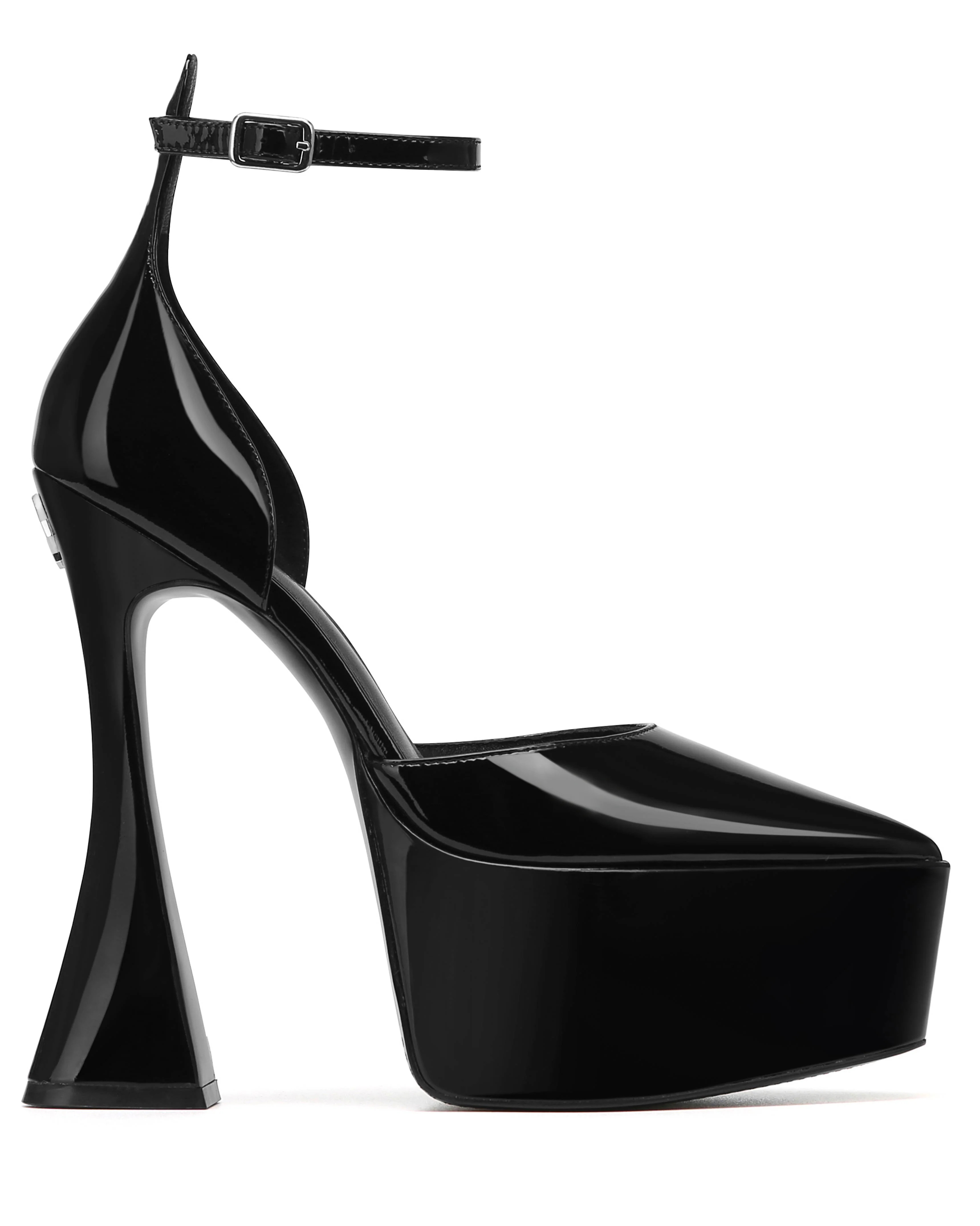 Daria Black Patent | Naked Wolfe