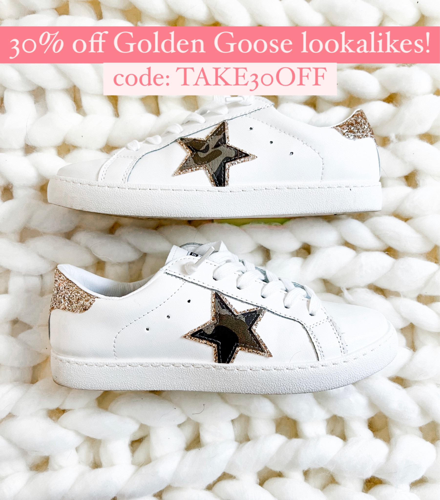 Golden goose dupes, dsw, sneakers, star sneakers, white sneakers

#LTKshoecrush #LTKsalealert #LTKunder100 #LTKCyberweek #LTKSeasonal