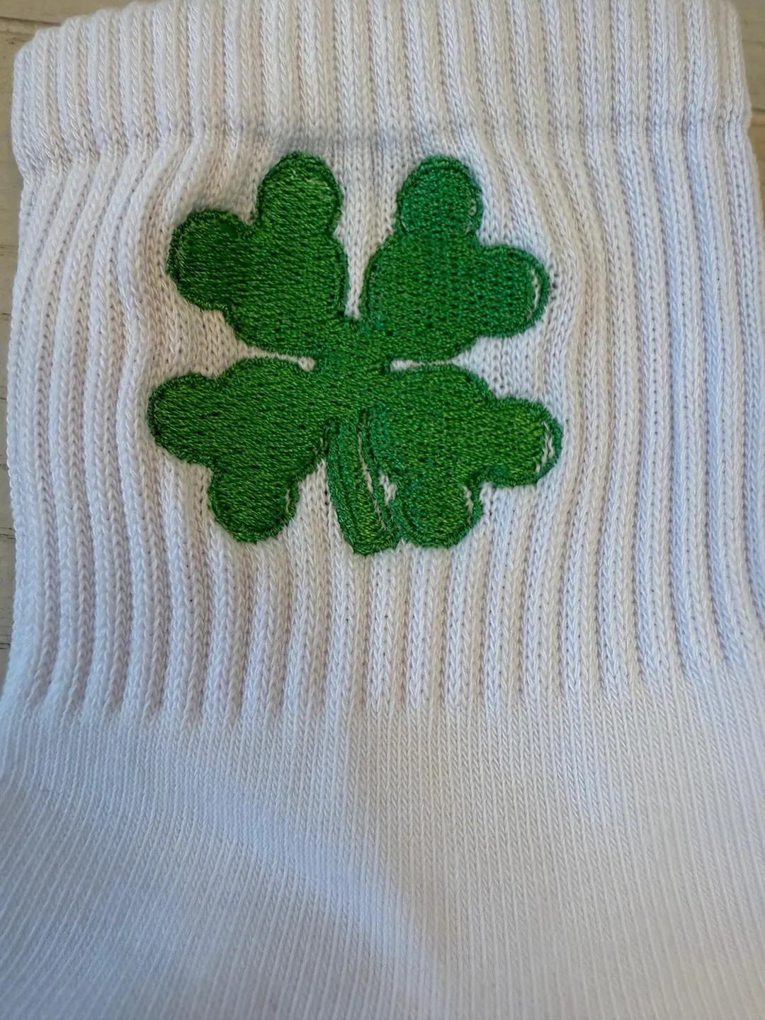 4 Ear Clover Embroidered Ladies Socks.  Great for the Disney lover on St. Patricks' Day | Etsy (US)
