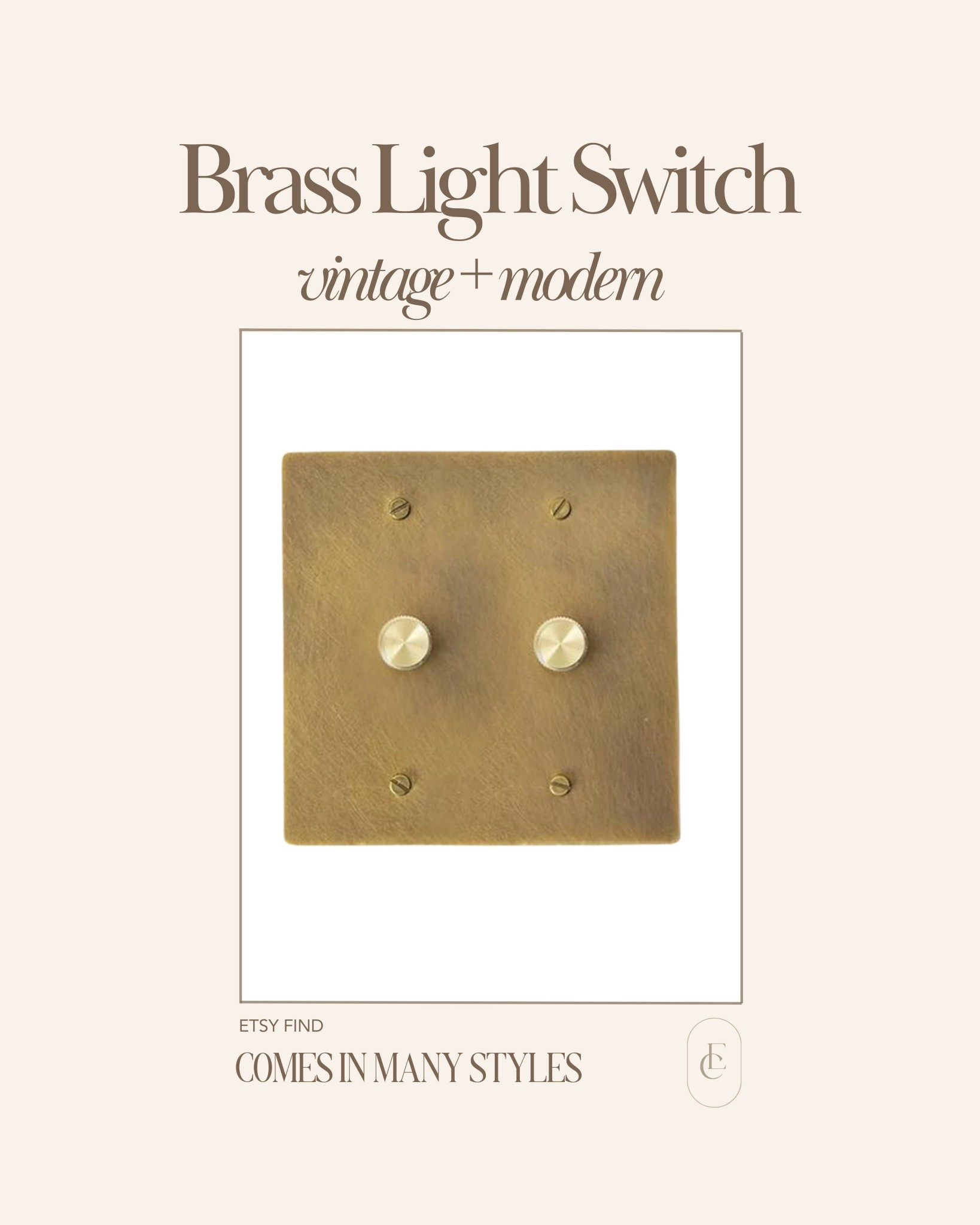 Small details like brass light switches make such a difference in a home. I love mixing vintage-inspired hardware with modern interiors, and these brushed brass dimmer switches add the perfect warm, collected look to a space. They instantly make a wall feel more custom and elevated without a full renovation.

#brasshardware #lightingswitch #neutralhome #homedetails #interiorstyling

brass light switch vintage style light switch brass dimmer switch brass wall plate vintage inspired hardware home hardware details brass home accents classic interior details home renovation ideas modern traditional decor warm metal finishes interior design details custom home finishes home styling ideas hardware upgrades

#LTKHome