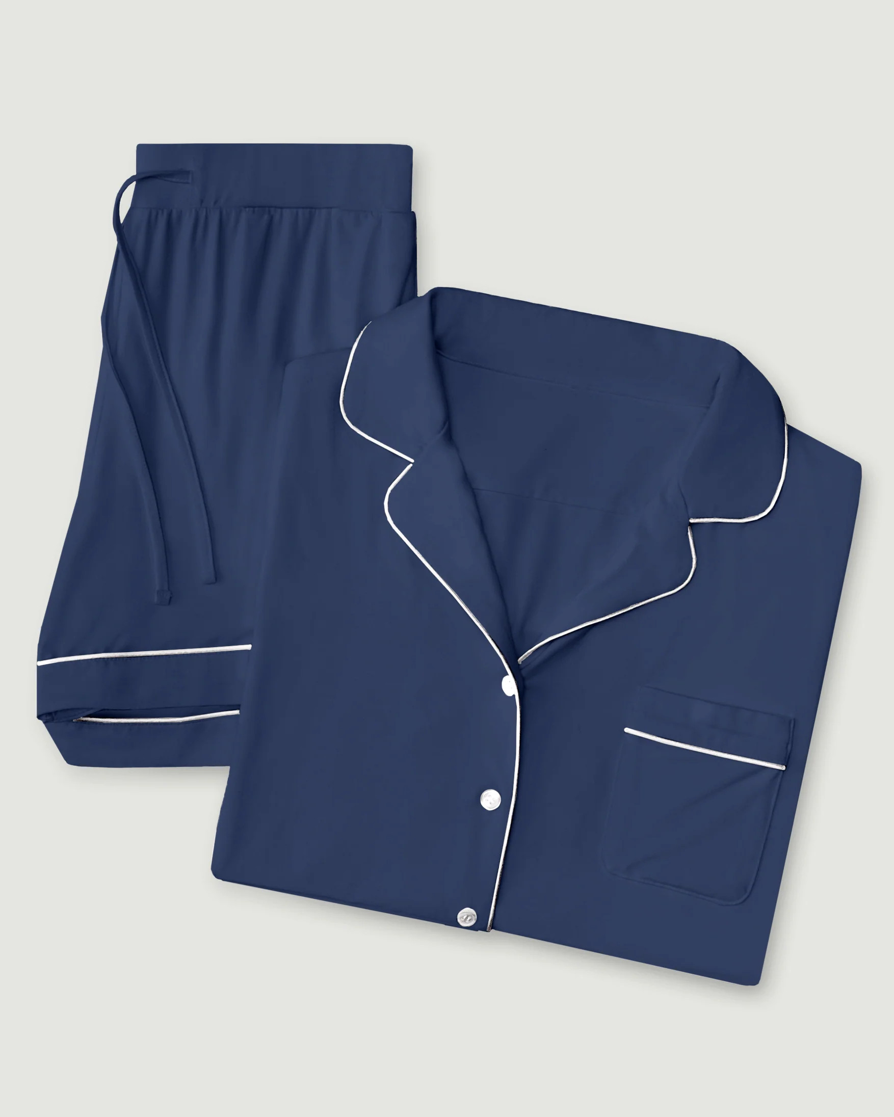Women's Stretch-Knit Short Sleeve Bamboo Pajama Set | Cozy Earth