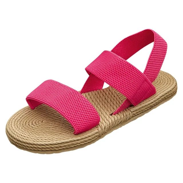 PMUYBHF Female Women Sandals for Bunions Hot Pink Sandals Women Teen Slippers for Girls Beach San... | Walmart (US)