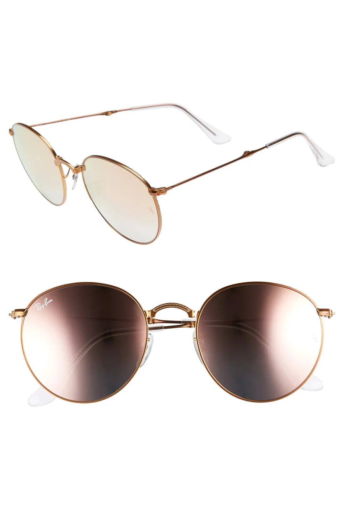 Icons 53mm Folding Round Sunglasses | Nordstrom