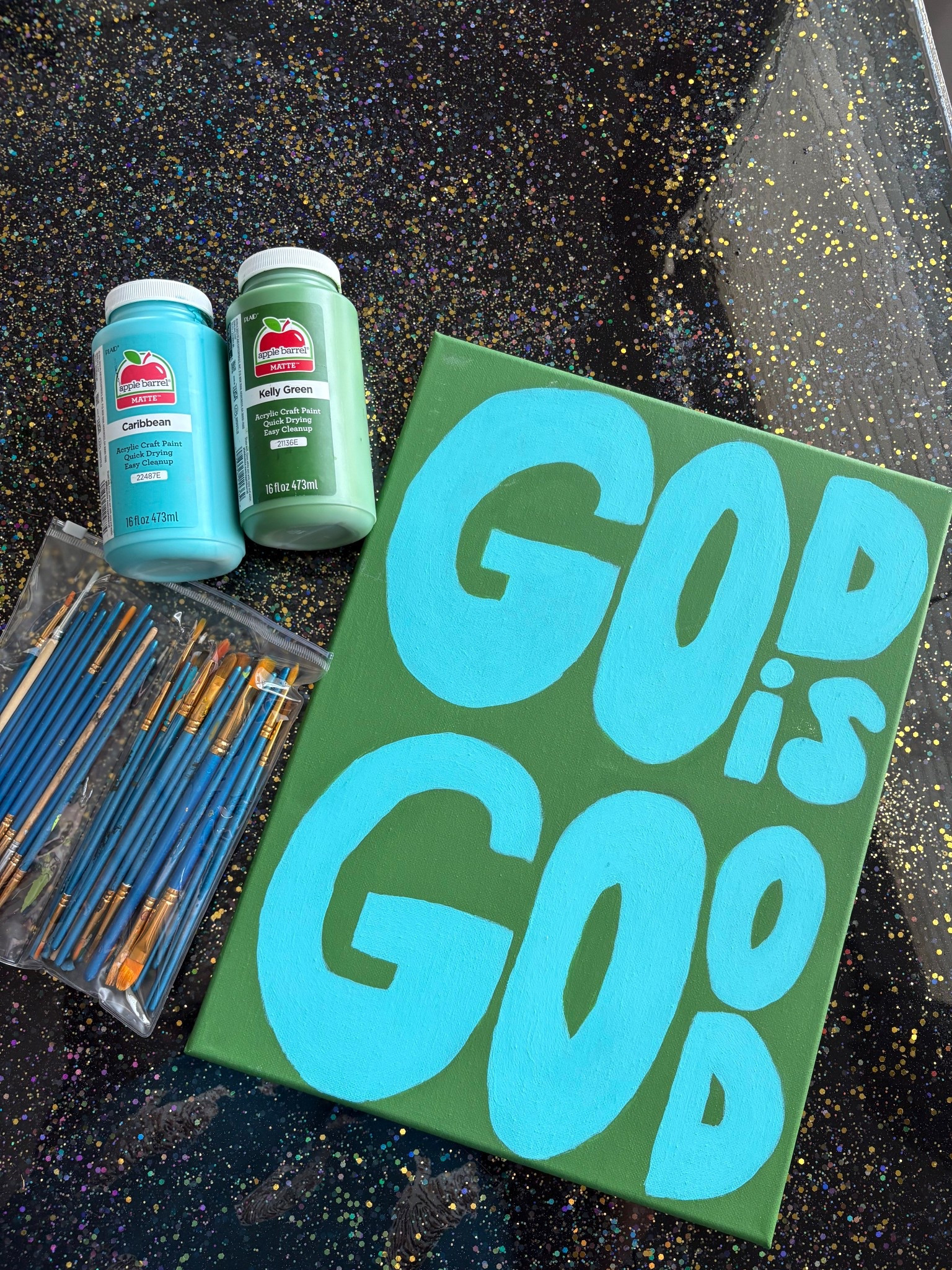 Friday night art project ✨ These are the best acrylic paints! Apple barrel acrylic paints. 🎨 🫟 My faves!! #diy #diyhomedecor #applebarrel

#LTKParties #LTKSeasonal #LTKHome