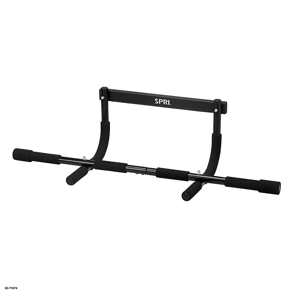 SPRI Steel Pull-up Bar, Adjustable for Doorways up to 32 inches, Black | Walmart (US)