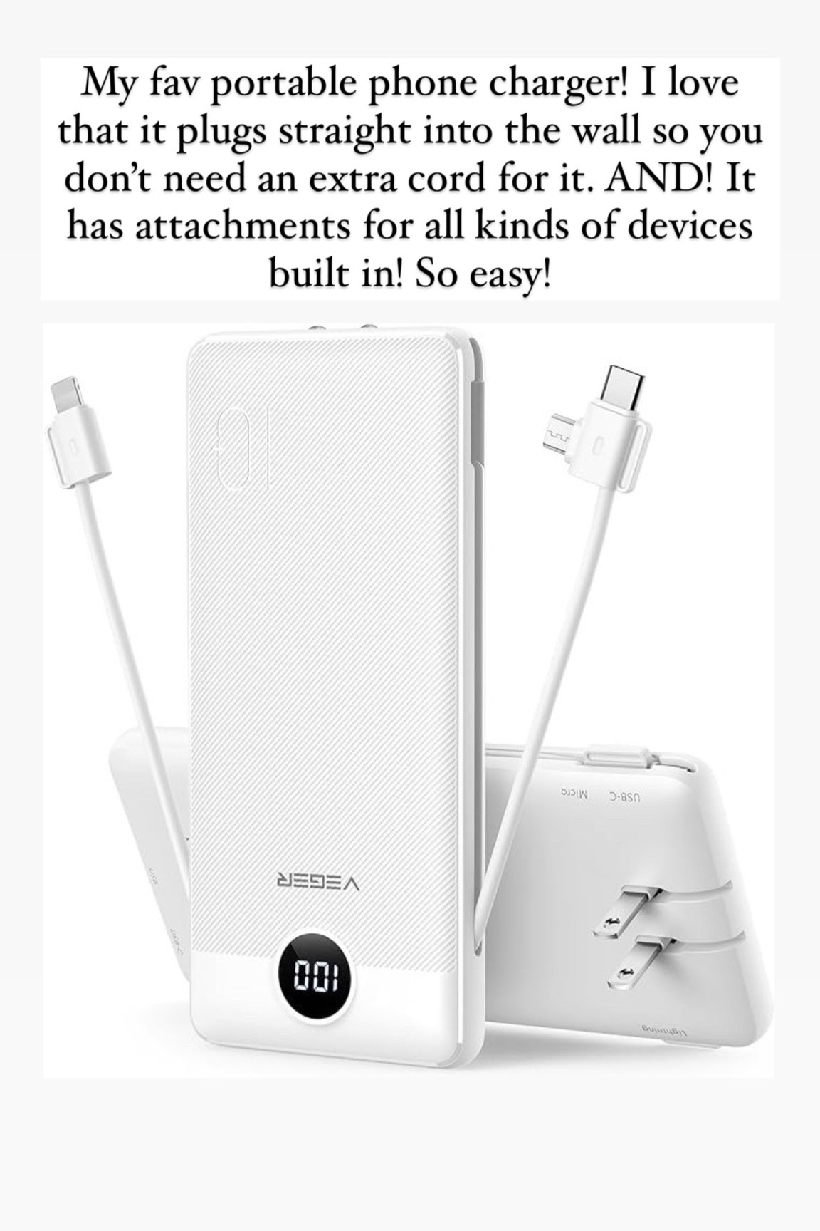 Amazon prime day, portable phone charger on sale 

#LTKFindsUnder50 #LTKSaleAlert