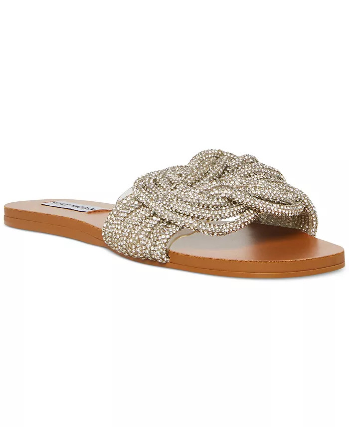 Women's Adore Rhinestone Knotted Flat Sandals | Macys (US)