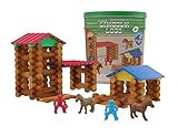 Amazon.com: Lincoln Logs Centennial Edition Tin Amazon Exclusive-150+ Pieces-Real Wood-Ages 3+-Be... | Amazon (US)