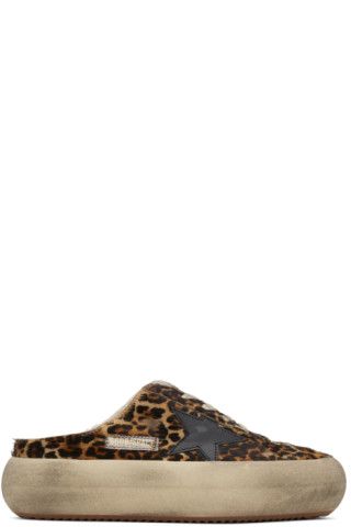 Golden Goose - Brown Space-Star Sabot Sneakers | SSENSE