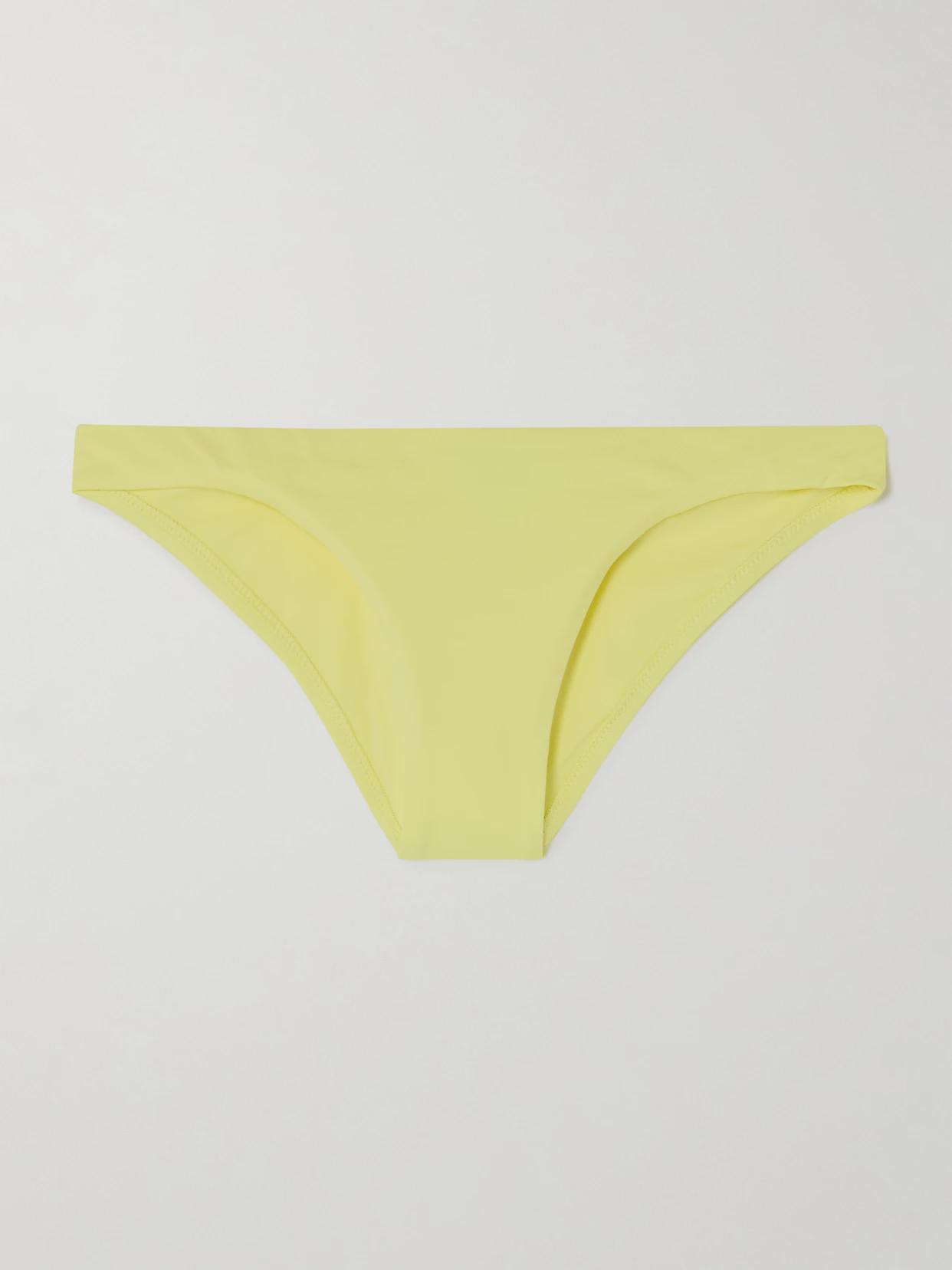 Melissa Odabash - Milan Bikini Briefs - Yellow | NET-A-PORTER (US)