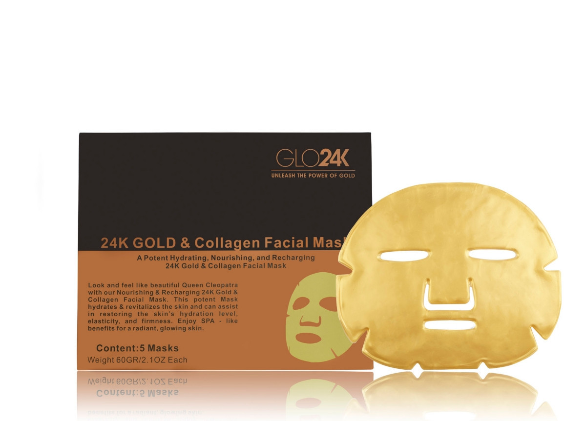 GLO24K 24K Gold & Collagen Facial Mask 2.1 oz | Macy's