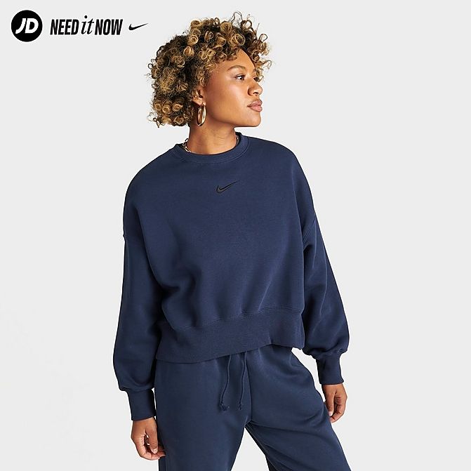 Women's Nike Sportswear Phoenix Fleece Oversized Crewneck Sweatshirt | Finish Line (US)