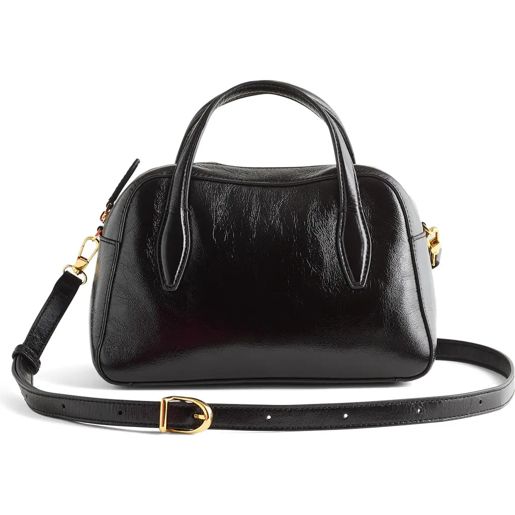 Madewell The Mini Belted Crossbody Bag in True Black Multi at Nordstrom | Nordstrom