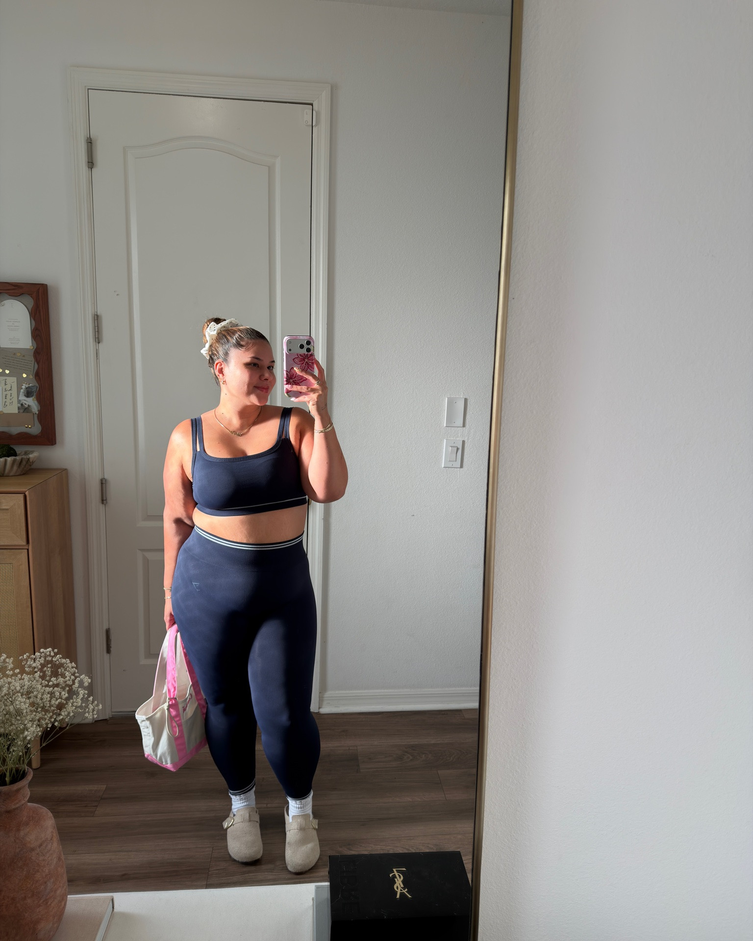 today’s pilates outfit 🤍 wearing size XXL in top and bottom

#LTKfitnessgoals #LTKActive #LTKMidsize