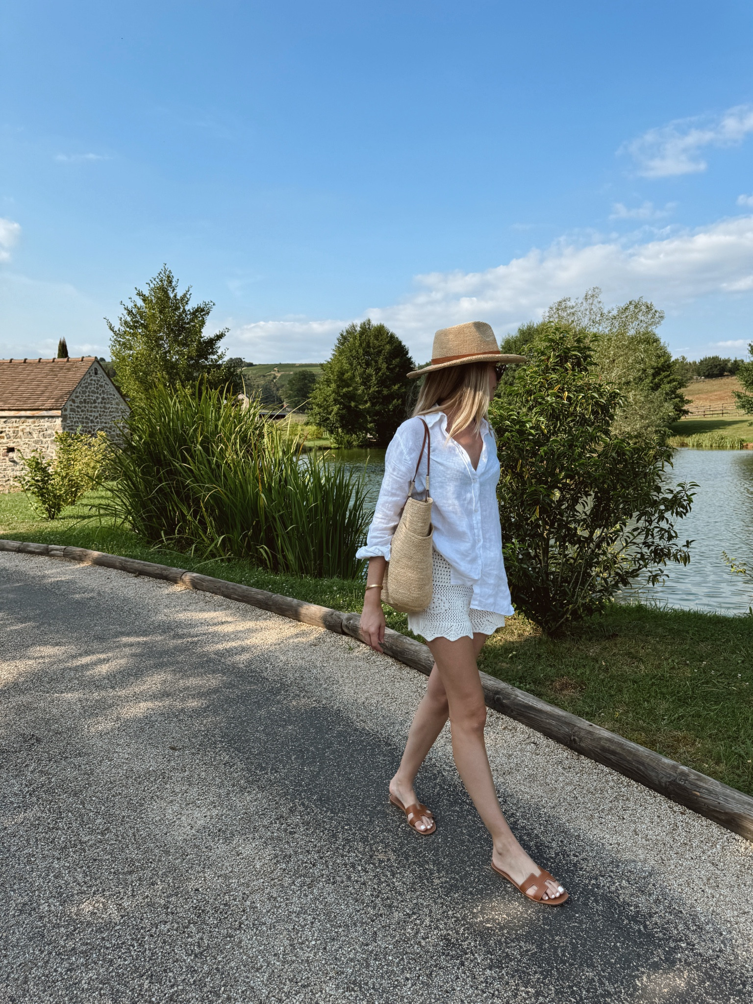 Feeling like I’m on a Nancy Meyers set in France! Wore these France outfits so much. Love this linen too and crochet pants 

#LTKTravel #LTKStyleTip