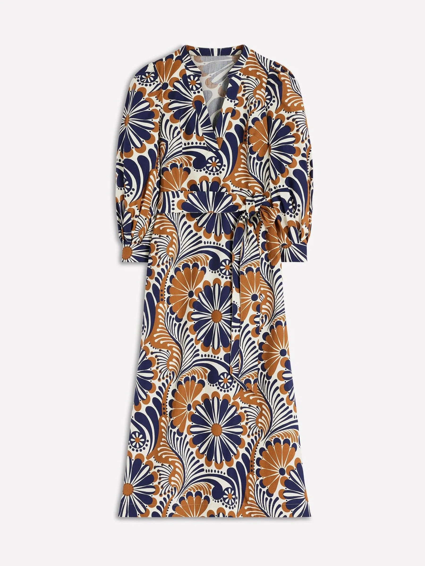 Boden Boden Blue Octavia Cotton Dress | Next US