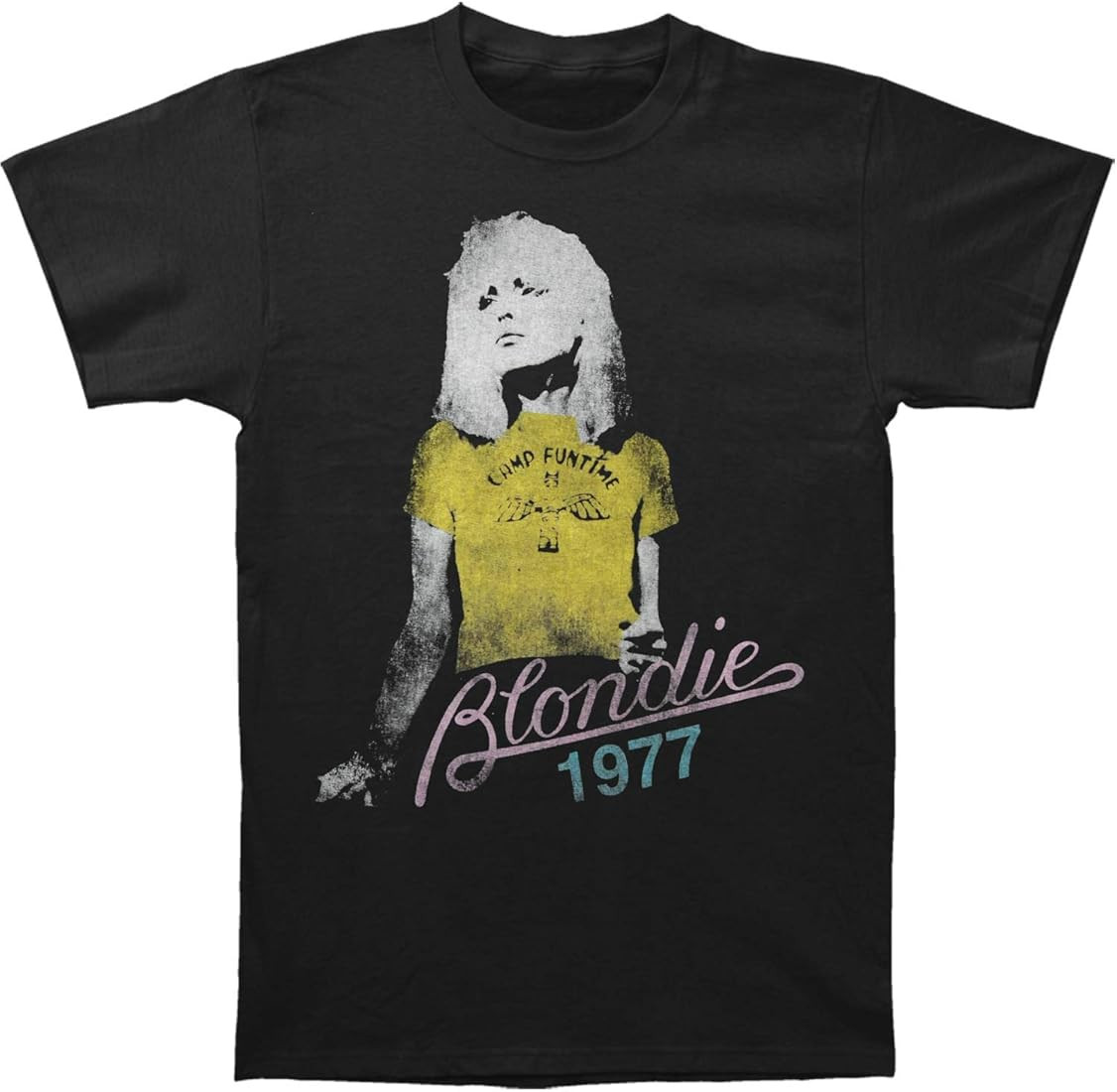 Blondie Men's 1977 Slim Fit T-Shirt Black | Amazon (US)