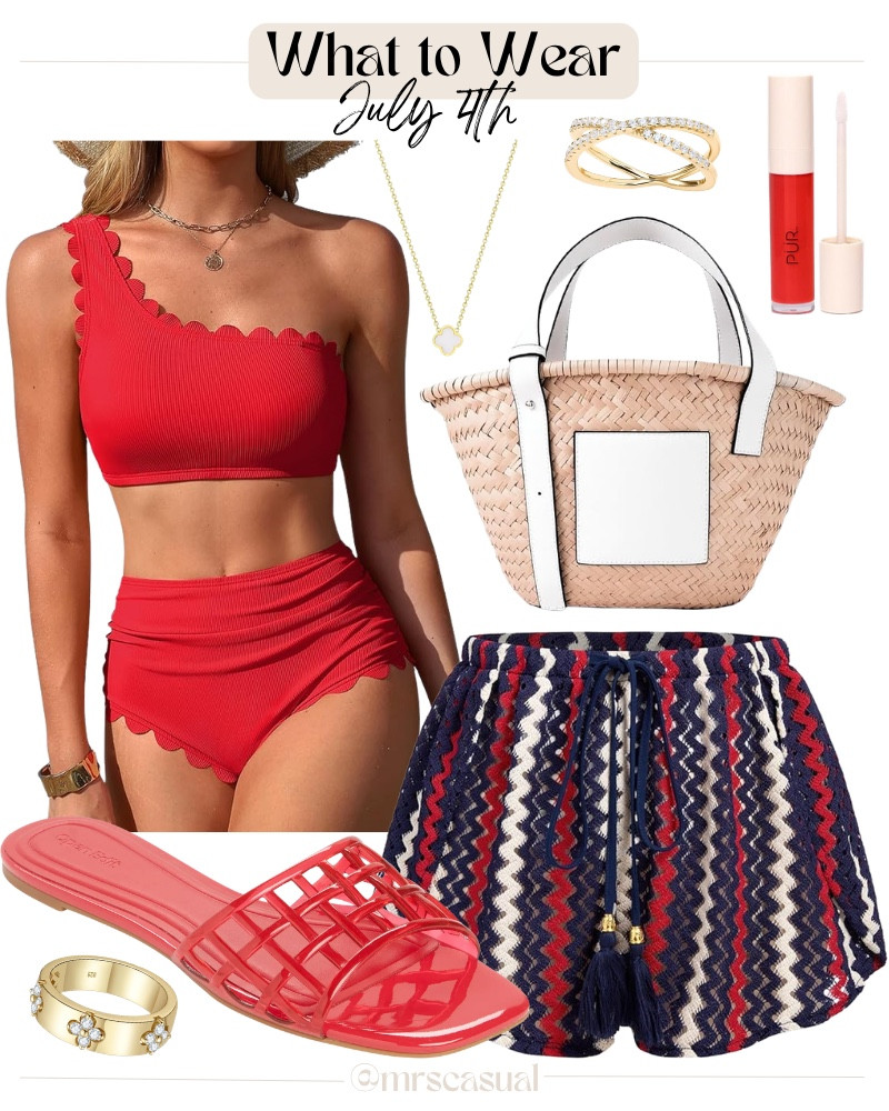 Pool, beach, or backyard BBQ… this festive combo is such a fun way to celebrate while staying comfy all day.

#LTKootd #LTKSeasonal #LTKSaleAlert