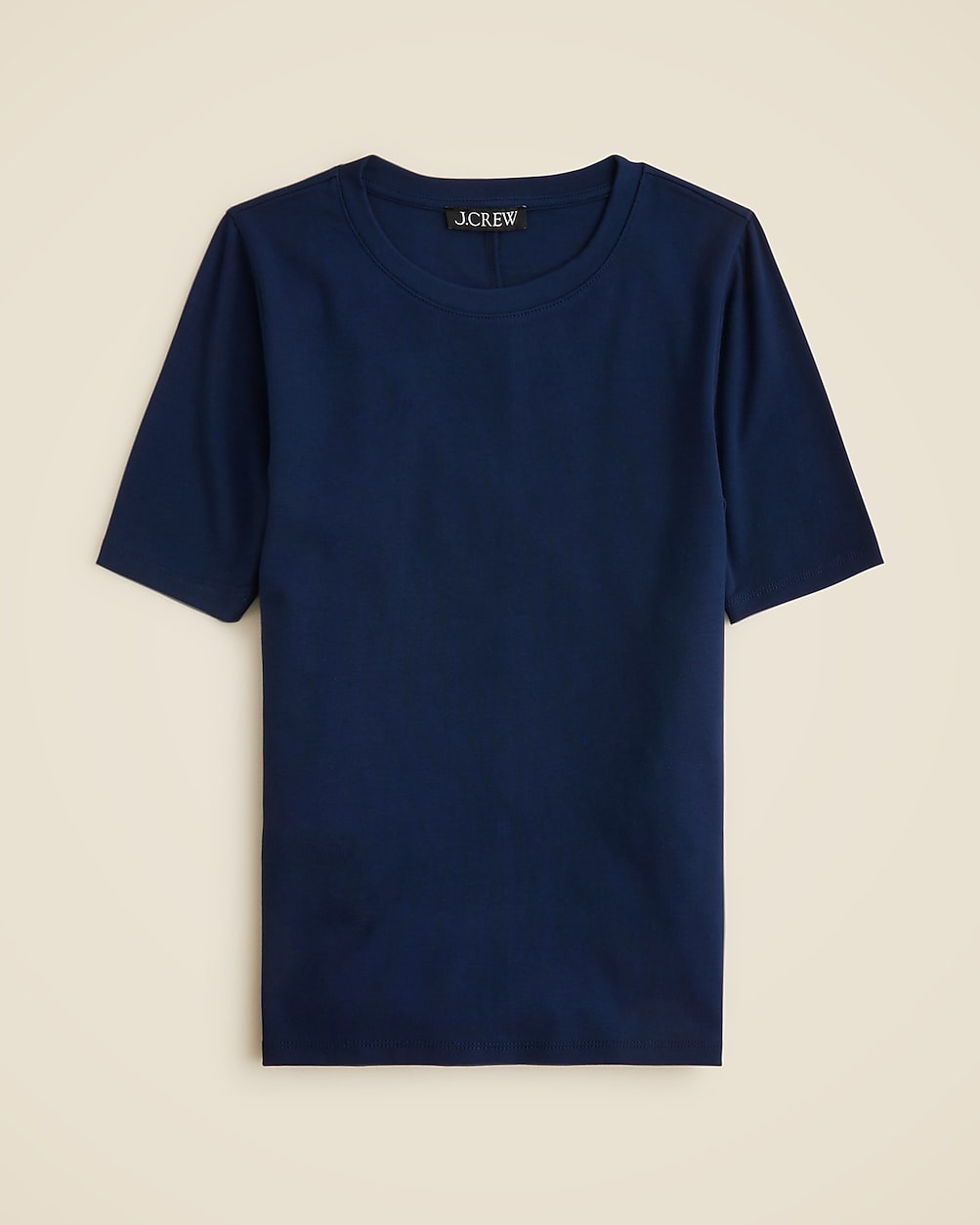 Refined rib elbow-sleeve T-shirt | J. Crew US
