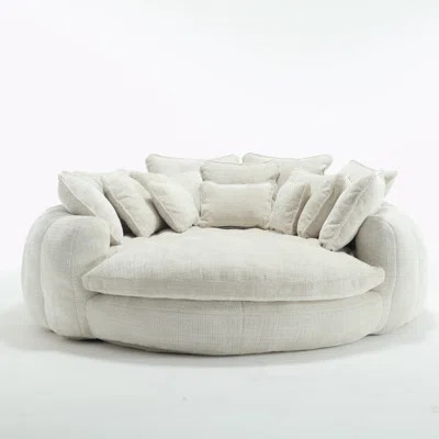 Chenille Oversized Armchair | Wayfair North America
