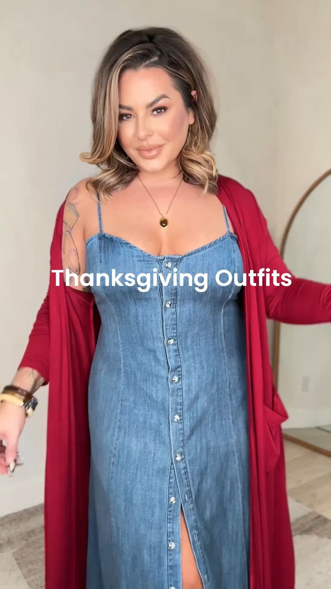 Thanksgiving outfit ideas 
Maroon sweater L
Maroon skirt L 
Tan sweater XL 
Jeans 12 long 
Navy dress XL 
Denim dress XL 
Maroon duster XL 
Brown set xl 
Boots fit my 15.5/16 inch calf perfect 
Size up in bark brown boots 

#midsize #dresses #holiday #Thanksgiving #Sweater #FoeLeather #Set #Matching #DenimDress #Jeans #OldNavy #Abercrombie #Amazon #WideCalfBoots #Boots #Zara


Follow my LTK @shaynaslife on the @shop.LTK app to view this post and get my exclusive app-only content!

#liketkit 
@shop.ltk
https://liketk.it/5u0dj