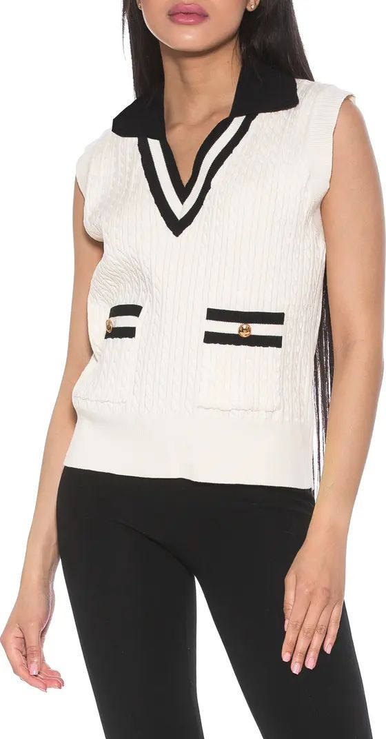 Michelle Cable Knit Sweater Vest | Nordstrom Rack