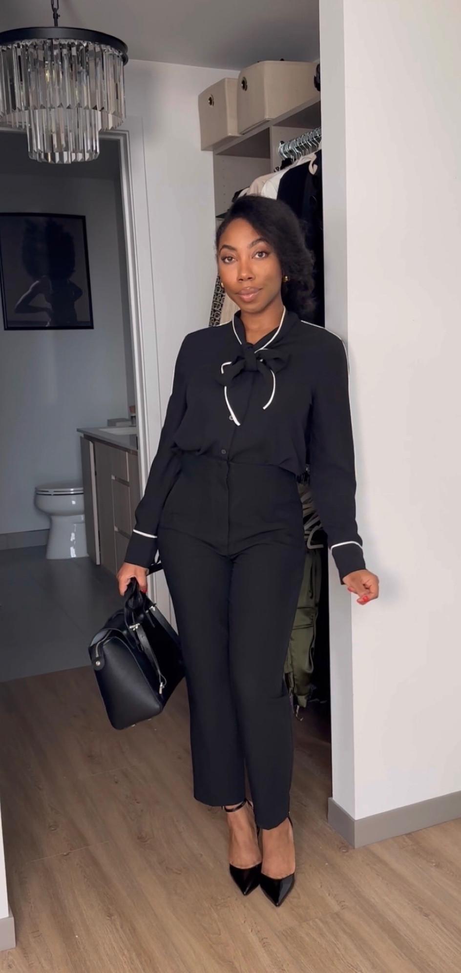 All black business casual outfit for work

#LTKworkwear