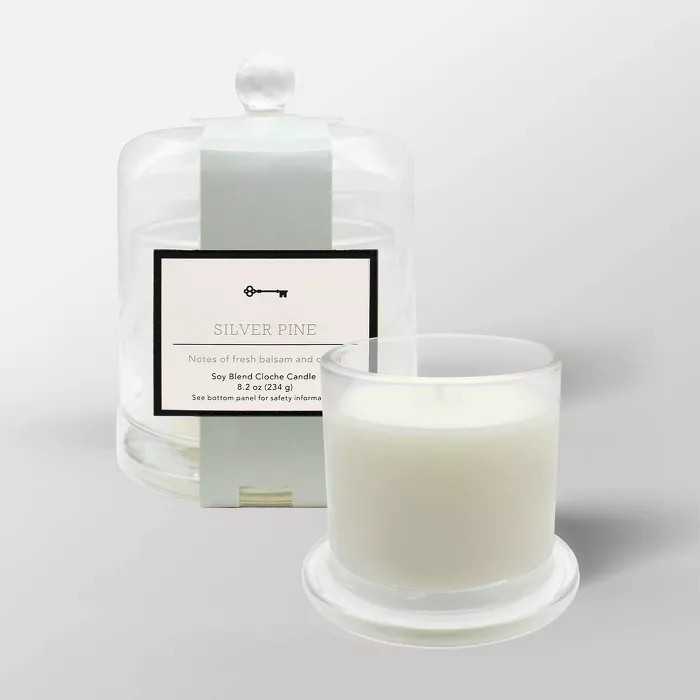 8.2oz Cloche Glass Jar Candle - Threshold™ | Target