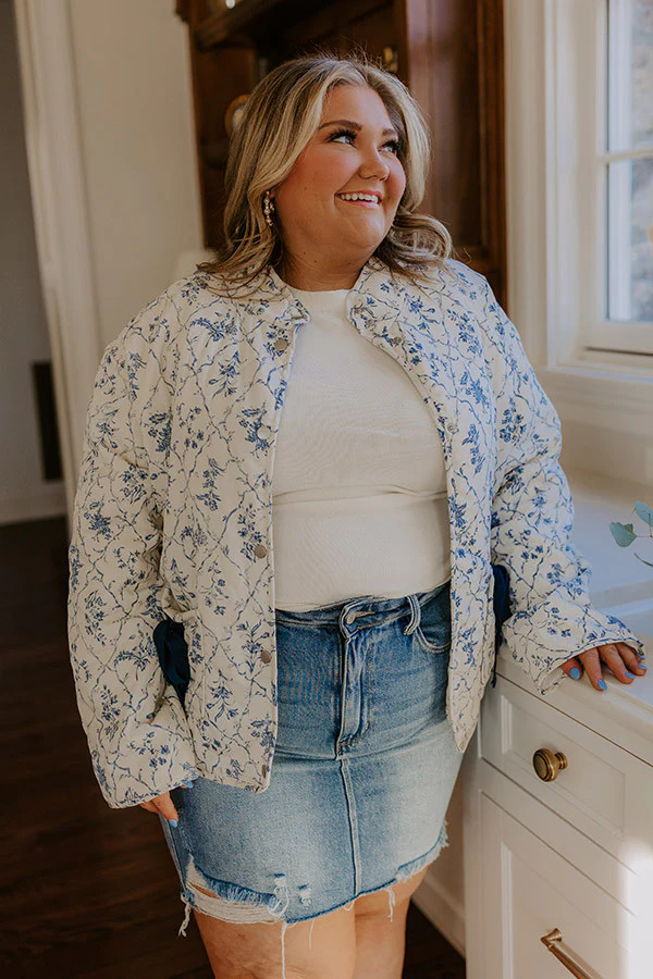 French Countryside Floral Jacket Curves | Impressions Online Boutique