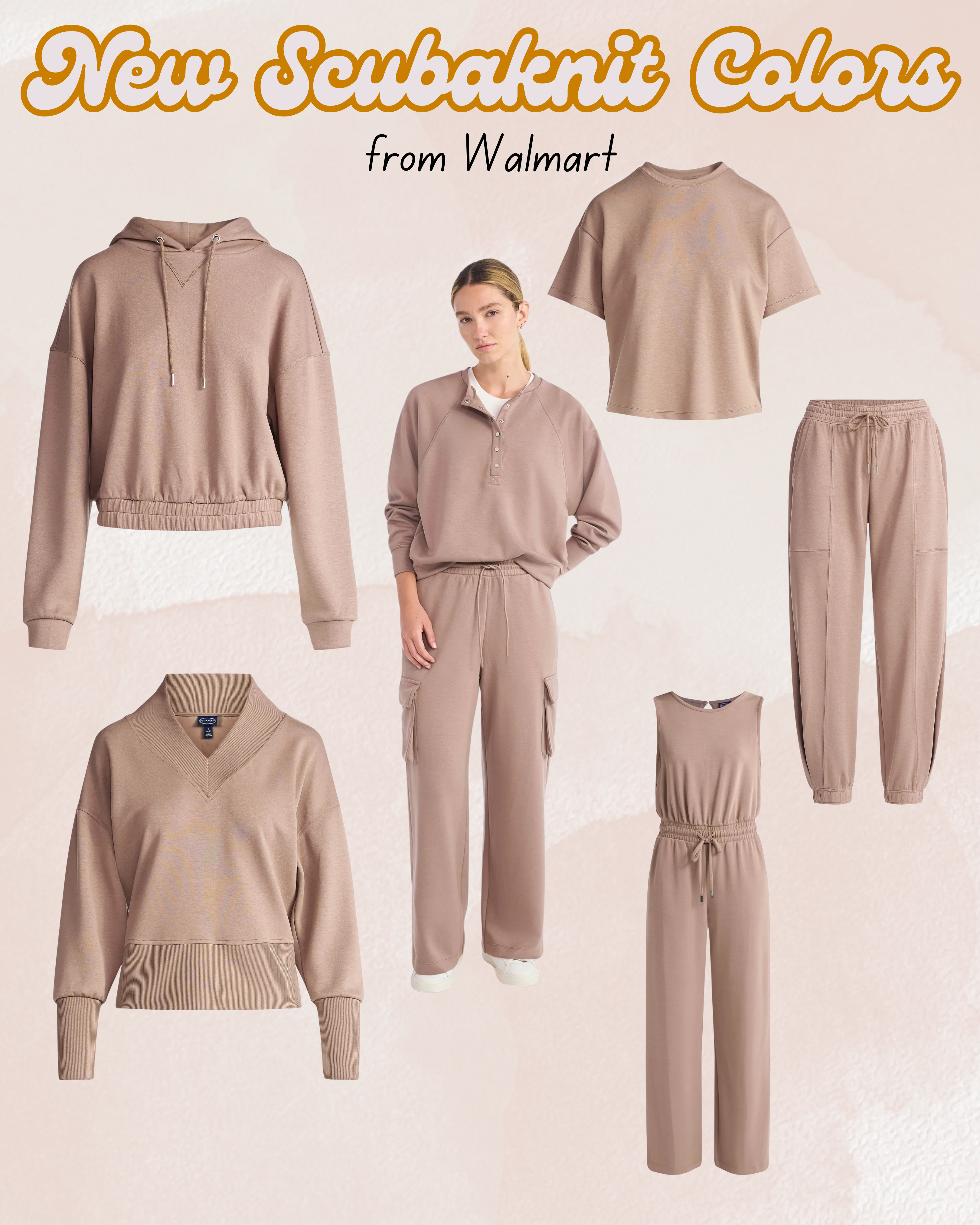 Scoop Scubaknit has new colors!  This is the Mushroom color, I love the neutral colors.  There are shirts, sweatshirts, hoodies, pants, and more.  I also love that the pants come in short and regular options (I wish they'd add tall) These are so soft and comfortable and are comparable to Lulu. #walmartfinds 

 

#LTKSeasonal #LTKActive #LTKStyleTip