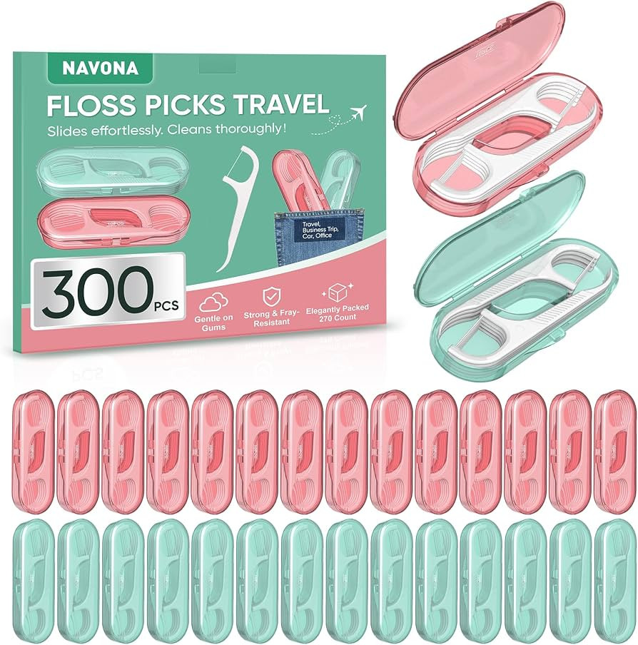 300P Dental Floss Picks, Tooth Picks Flossers, Toothpick for Deep Cleaning     Party Favors for A... | Amazon (US)