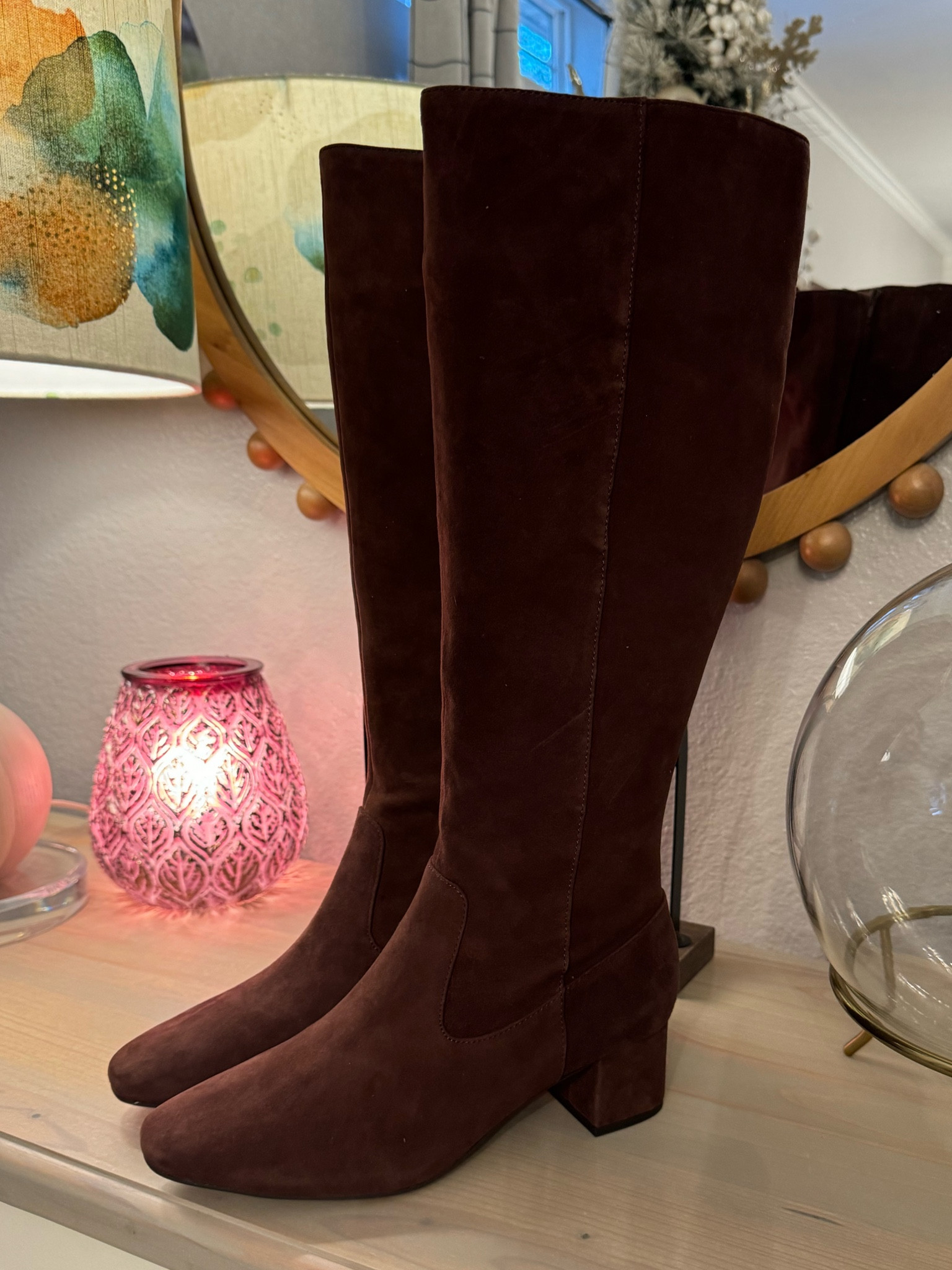 When you find the perfect tall suede boots! It comes inside calf too!!!  😍❤️

#LTKstyletip #LTKshoecrush #LTKSeasonal